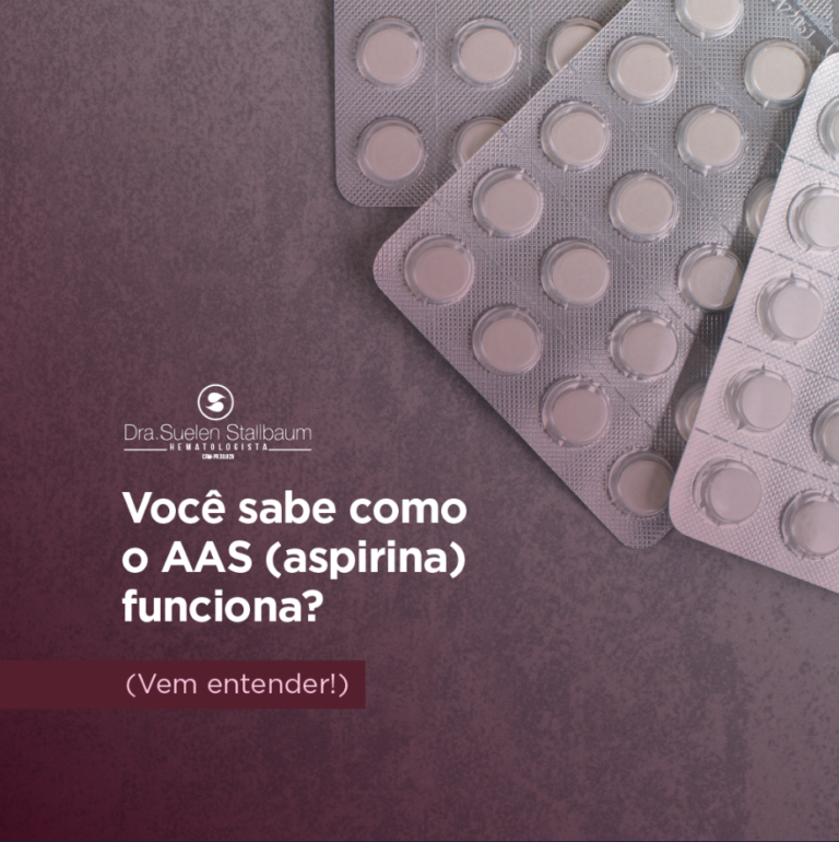 Você sabe como o AAS (aspirina) funciona? - Dra. Suellen Stallbaum