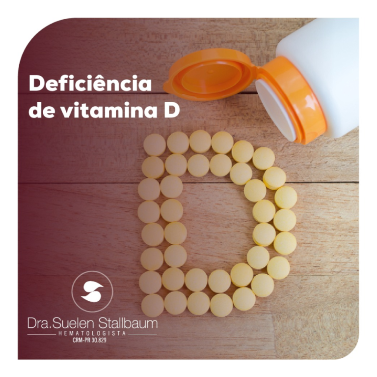 Deficiência De Vitamina D é Anemia Dra Suellen Stallbaum